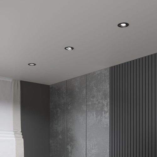 Светильник встраиваемый светодиодный Even 7W 4000K черный 25094/LED Elektrostandard