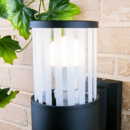 Уличный настенный светильник 1411 TECHNO чёрный Elektrostandard