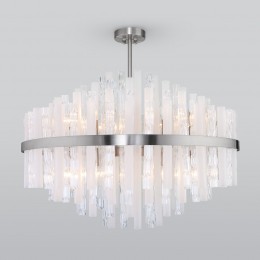 Умная потолочная люстра 367/12 Smart никель Bogate's