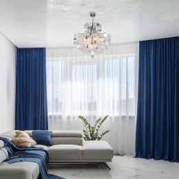 Умный подвесной светильник 335/9 хром Bogate's