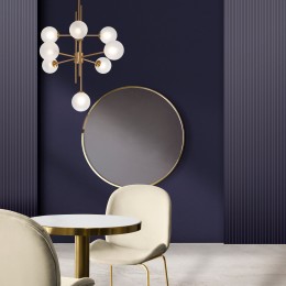 Умный потолочный светильник cо стеклянными плафонами 50383 латунь Eurosvet