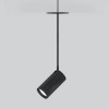 Встраиваемый подвесной светодиодный светильник Drop 8W 4200К черный 50222 LED Elektrostandard