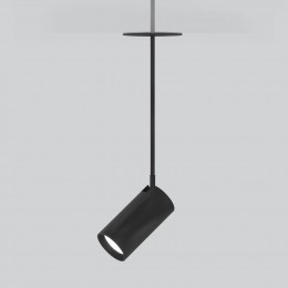 Встраиваемый подвесной светодиодный светильник Drop 8W 4200К черный 50222 LED Elektrostandard