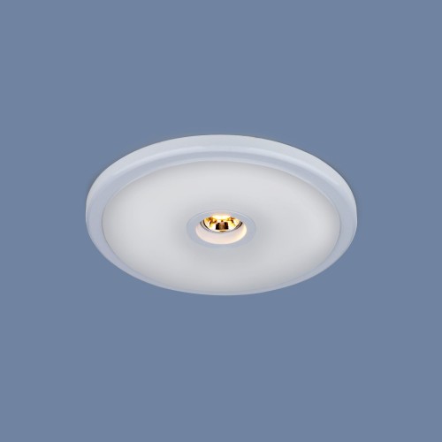 Встраиваемый потолочный светодиодный светильник 9912 LED 6+4W WH белый Elektrostandard