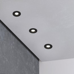Встраиваемый светодиодный светильник LED 3W 3000K черный 9903 LED Elektrostandard