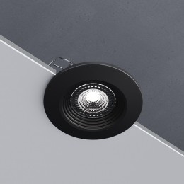 Встраиваемый светодиодный светильник LED 3W 3000K черный 9903 LED Elektrostandard