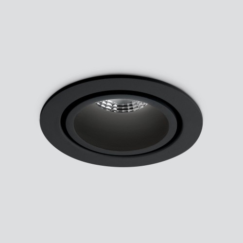Встраиваемый светодиодный светильник Nulla 7W 4200K черный 15267/LED Elektrostandard