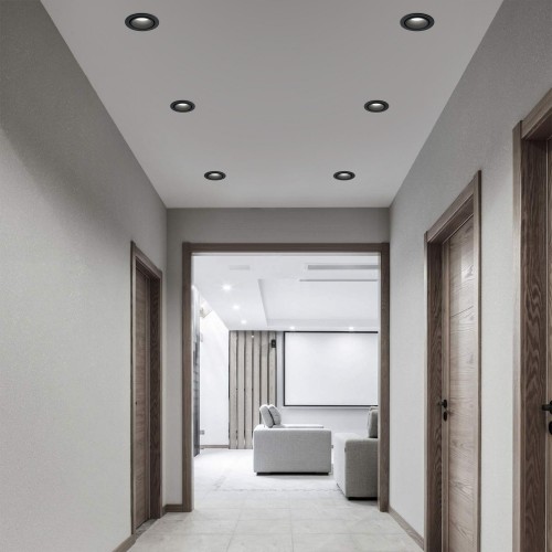 Встраиваемый светодиодный светильник Nulla 7W 4200K черный 15267/LED Elektrostandard