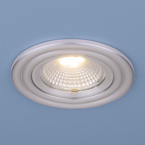 Встраиваемый точечный LED светильник серебро 9902 LED 3W COB SL серебро Elektrostandard