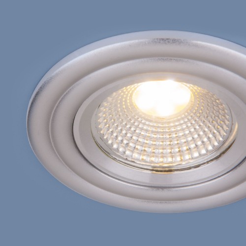 Встраиваемый точечный LED светильник серебро 9902 LED 3W COB SL серебро Elektrostandard