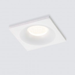 Встраиваемый точечный светильник Plain S 3W белый 15271/LED Elektrostandard
