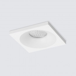 Встраиваемый точечный светильник Plain S 3W белый 15271/LED Elektrostandard