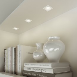 Встраиваемый точечный светильник Plain S 3W белый 15271/LED Elektrostandard