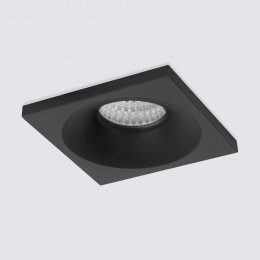 Встраиваемый точечный светильник Plain S 3W черный 15271/LED Elektrostandard