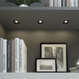 Встраиваемый точечный светильник Plain S 3W черный 15271/LED Elektrostandard