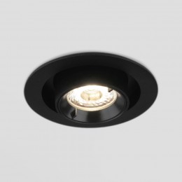 Встраиваемый точечный светодиодный светильник Pispa 10W 4200K черный матовый 9917 LED Elektrostandard