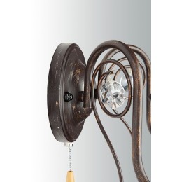 Бра в классическом стиле 60018/2 черный с золотом Eurosvet