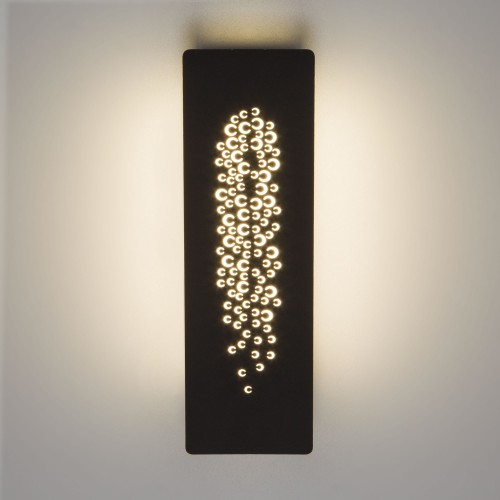 Настенный светодиодный светильник 40149/1 LED черный Eurosvet