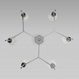 Потолочный светильник 60143/6 хром Eurosvet