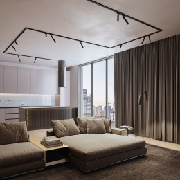 Basic System Трековый светильник 6W 4000K Pika черный 85111/01 Elektrostandard