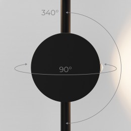 Cветильник настенный светодиодный Illume черный 3000K 40154/LED Elektrostandard