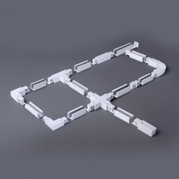 Коннектор прямой для трехфазного шинопровода белый TRC-1-3-I-WH Elektrostandard