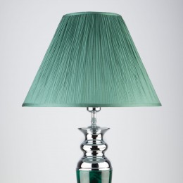 Напольный светильник с тканевым абажуром 009/1T зеленый Eurosvet