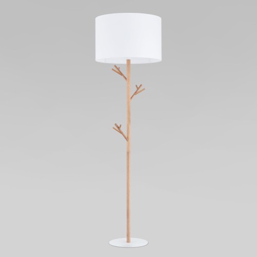 Напольный светильник с тканевым абажуром 5572 Albero White TK Lighting