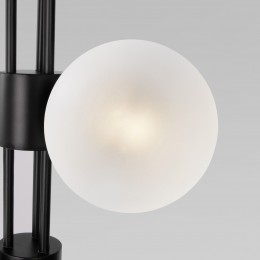 Напольный светильник со стеклянными плафонами 01383/3 черный Eurosvet