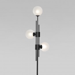 Напольный светильник со стеклянными плафонами 01383/3 черный Eurosvet