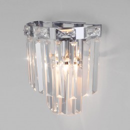 Настенный светильник с хрусталем 10130/1 хром Eurosvet
