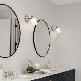 Настенный светильник со стеклянным плафоном 20089/1 хром Eurosvet