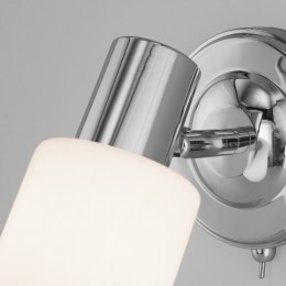 Настенный светильник со стеклянным плафоном 20089/1 хром Eurosvet