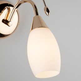 Настенный светильник со стеклянным плафоном 22080/1 золото Eurosvet