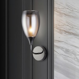 Настенный светильник со стеклянным плафоном 50285/1 черный жемчуг Eurosvet