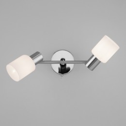 Настенный светильник со стеклянными плафонами 20089/2 хром Eurosvet