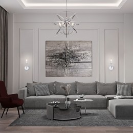 Настенный светильник в стиле лофт 60139/1 хром Eurosvet