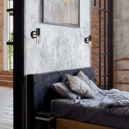 Настенный светильник в стиле лофт 70125/1 черный Eurosvet