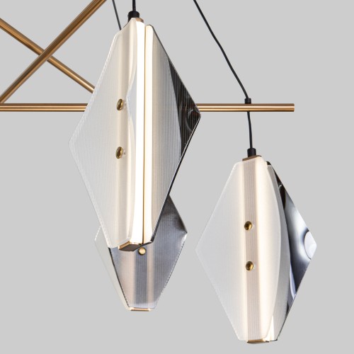 Настенный светодиодный светильник 301054 LED латунь Eurosvet