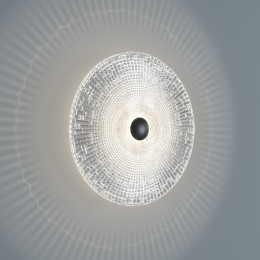 Настенный светодиодный светильник 40033/1 LED черный Eurosvet