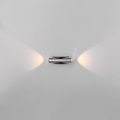 Настенный светодиодный светильник Steel LED 40109/LED чёрный/сталь Elektrostandard
