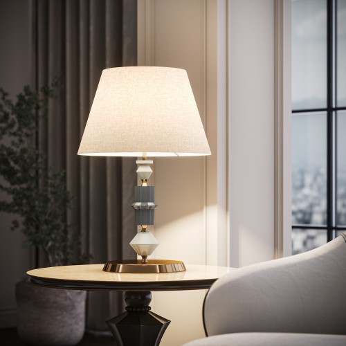 Настольный светильник с керамическим декором 108012 Eurosvet