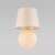 Настольный светильник с тканевым абажуром 5591 Santana Ecru TK Lighting Настольный светильник с тканевым абажуром 5591 Santana Ecru TK Lighting