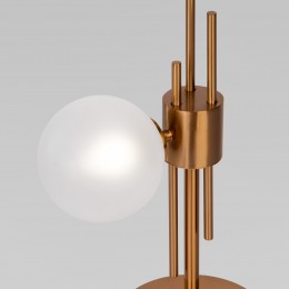 Настольный светильник со стеклянными плафонами 01383/2 латунь Eurosvet