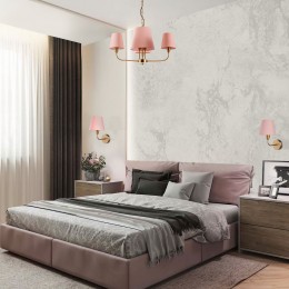 Подвесная люстра с тканевыми абажурами 60153/6 латунь Eurosvet