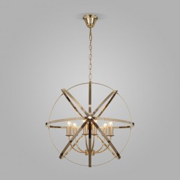 Подвесная люстра в стиле лофт 60139/6 золото Eurosvet