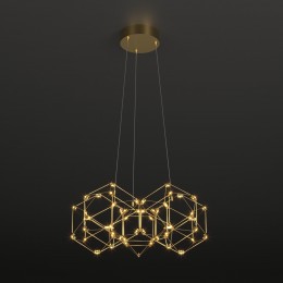 Подвесная светодиодная люстра 90169/5 медь Eurosvet