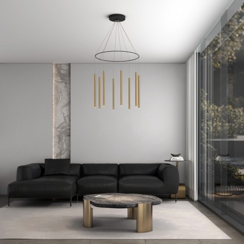 Подвесной светильник 301101 LED латунь Eurosvet