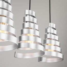 Подвесной светильник 50058/3 серебро Eurosvet