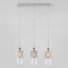 Подвесной светильник с плафонами 50148/3 хром Eurosvet